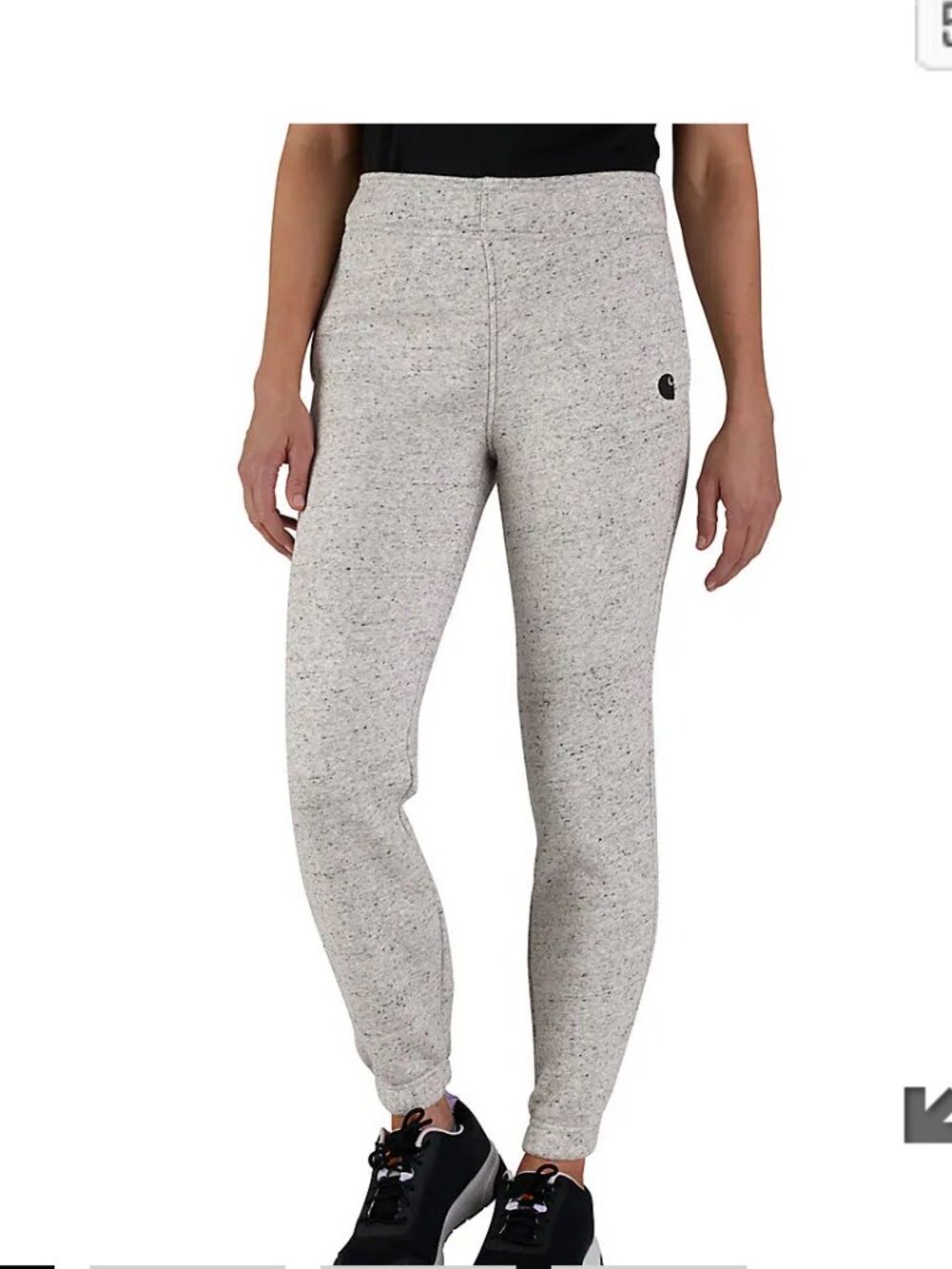 Carhartt Women's Size M Joggers Relaxed Fit Grey Sweatpants Pull On Casual Gym